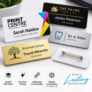Name Badge printing by Fujifilm Print Centre - Badges