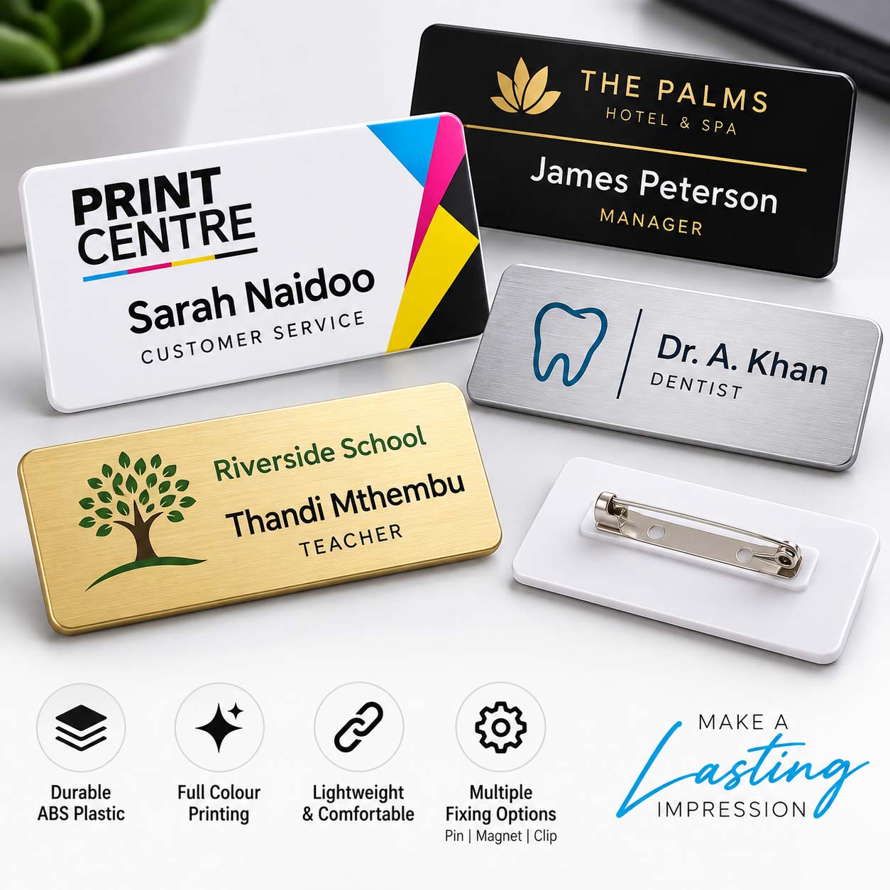 Name Badge printing by Fujifilm Print Centre - Badges