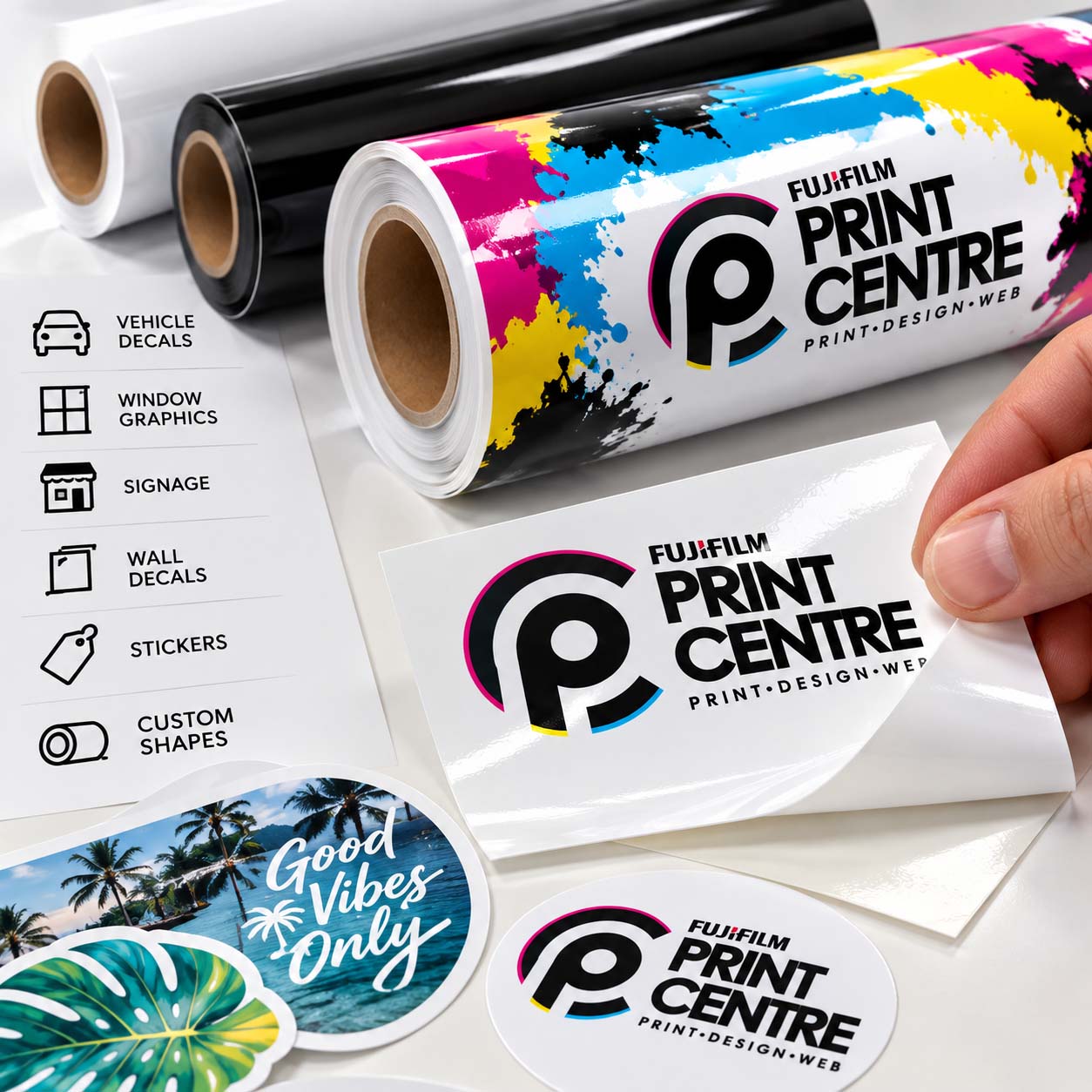 Vinyl Printing printing by Fujifilm Print Centre - Large Format