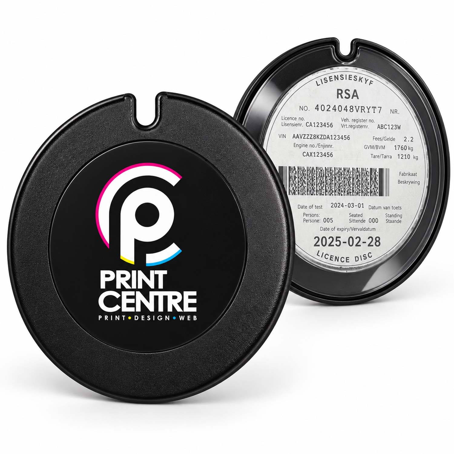 License Disc Holders printing by Fujifilm Print Centre - Gifting
