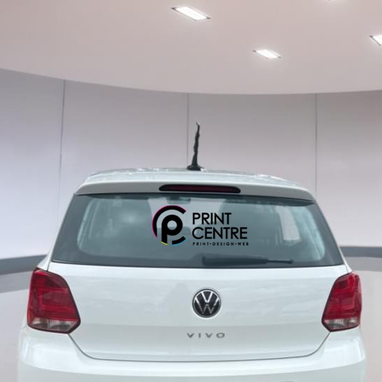 Rear Window Vehicle Signage