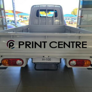 Rear Van Signage by Fujifilm Print Centre - Vehicle Branding