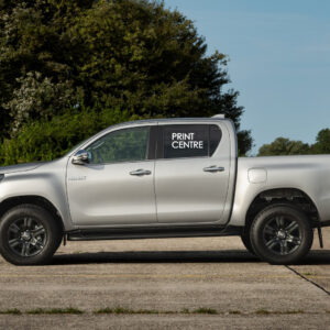 Vehicle Window Signage by Fujifilm Print Centre - Vehicle Branding